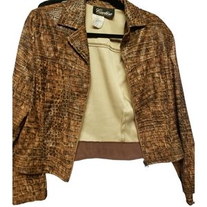 2/$20 Vintage Jacket Brown Small Womens